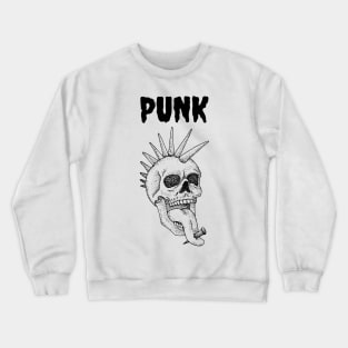 Punk Rock Skull Cool Punk Crewneck Sweatshirt